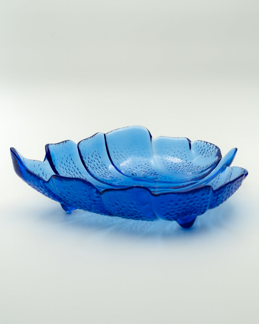 Big Cobalt Leaf Bowl