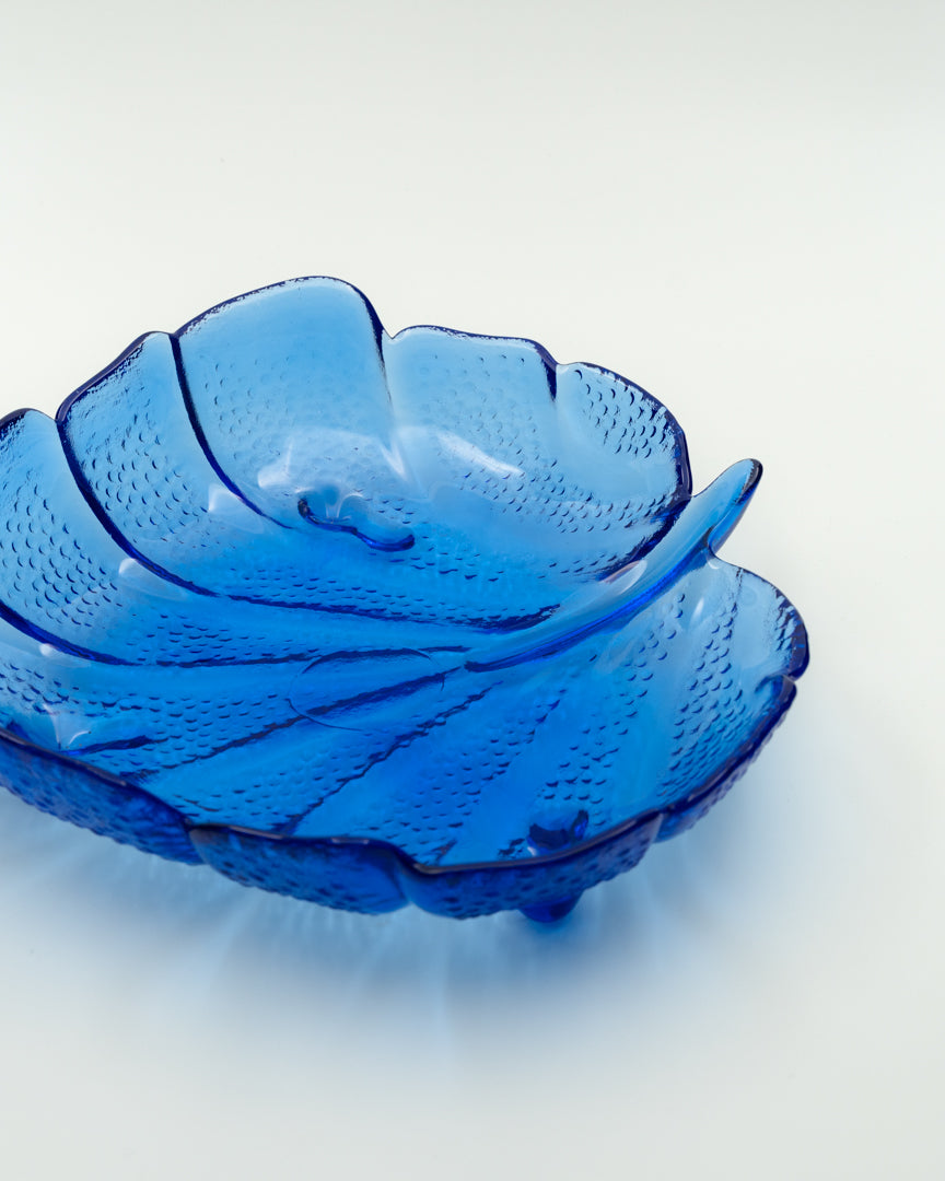 Big Cobalt Leaf Bowl