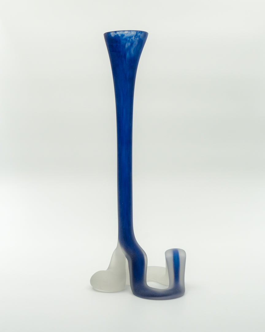 Blue Funky Vase