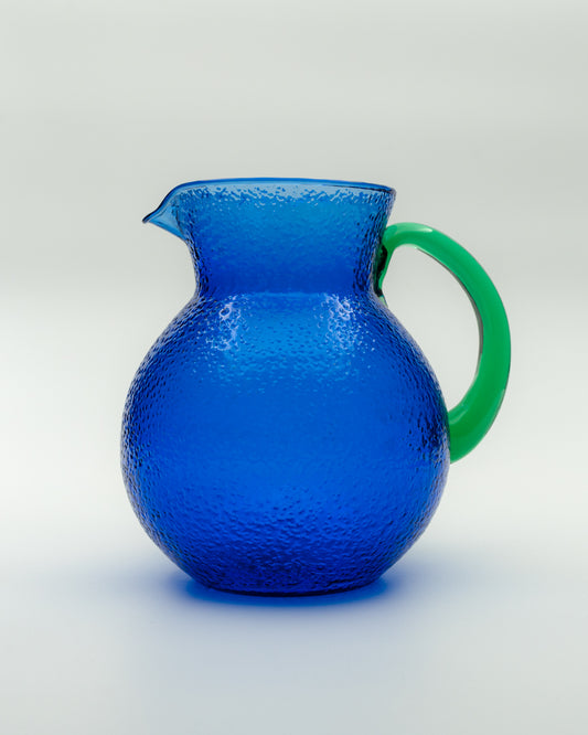 Cobalt Textured Pitcher