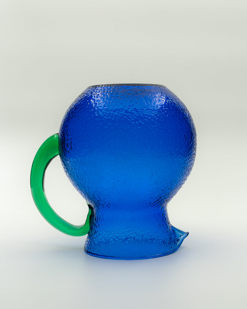 Cobalt Textured Pitcher