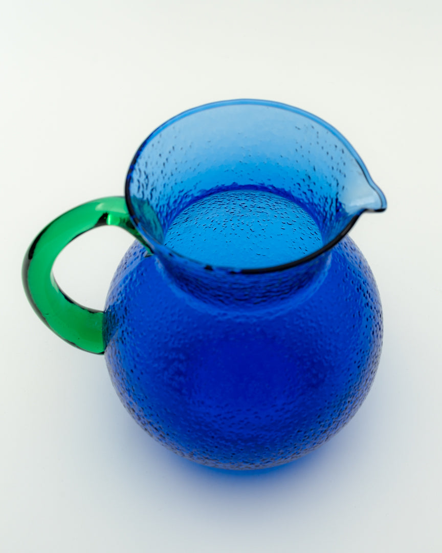 Cobalt Textured Pitcher