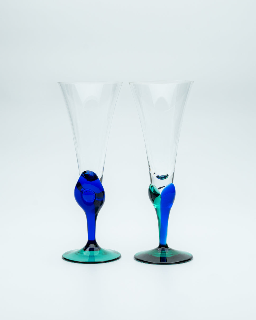 Czech Glass Flutes (2)