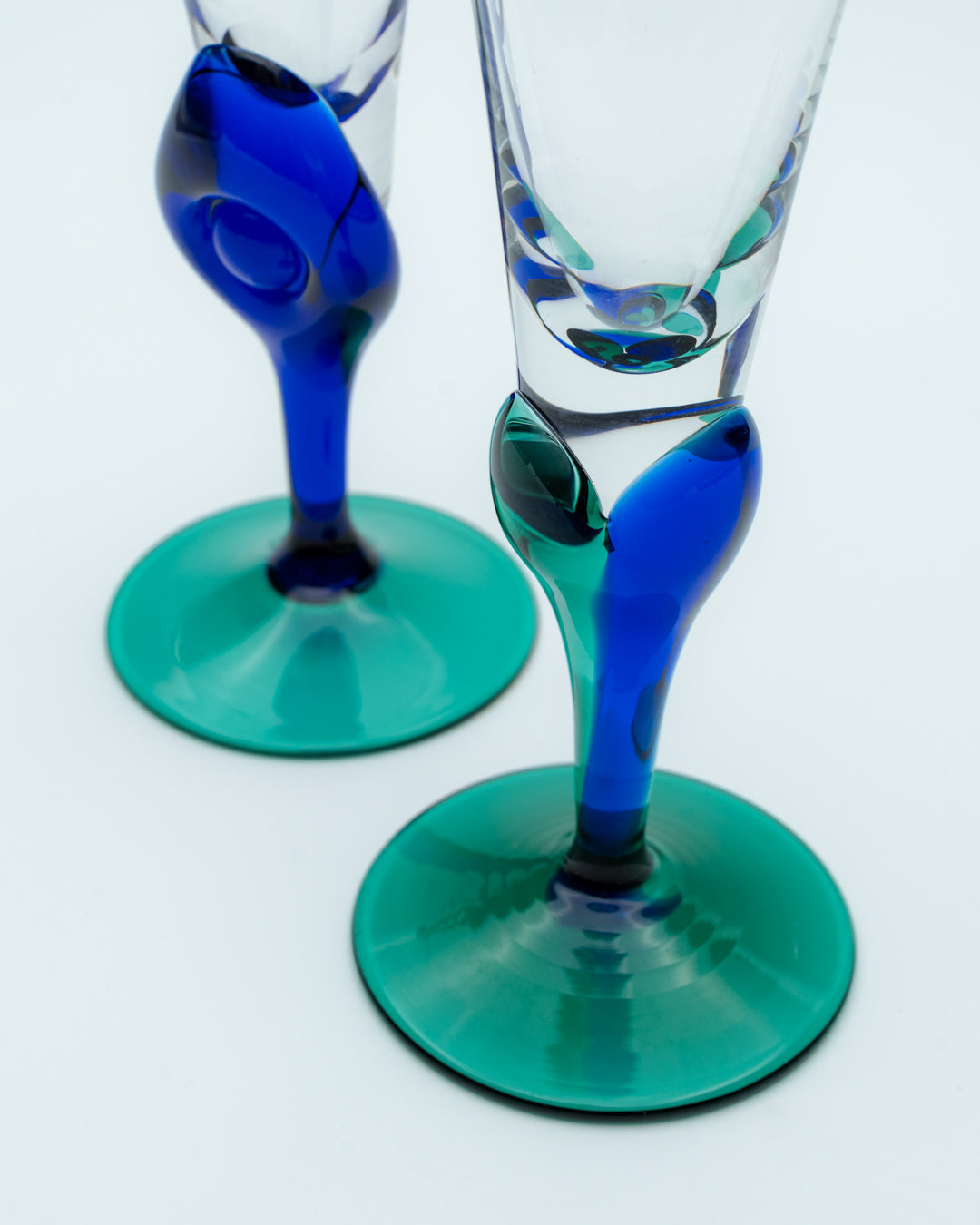 Czech Glass Flutes (2)