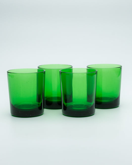 Emerald Water Glasses (4)