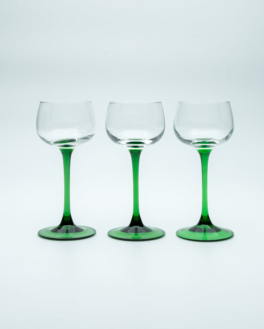 Emerald Wine Glasses (3)