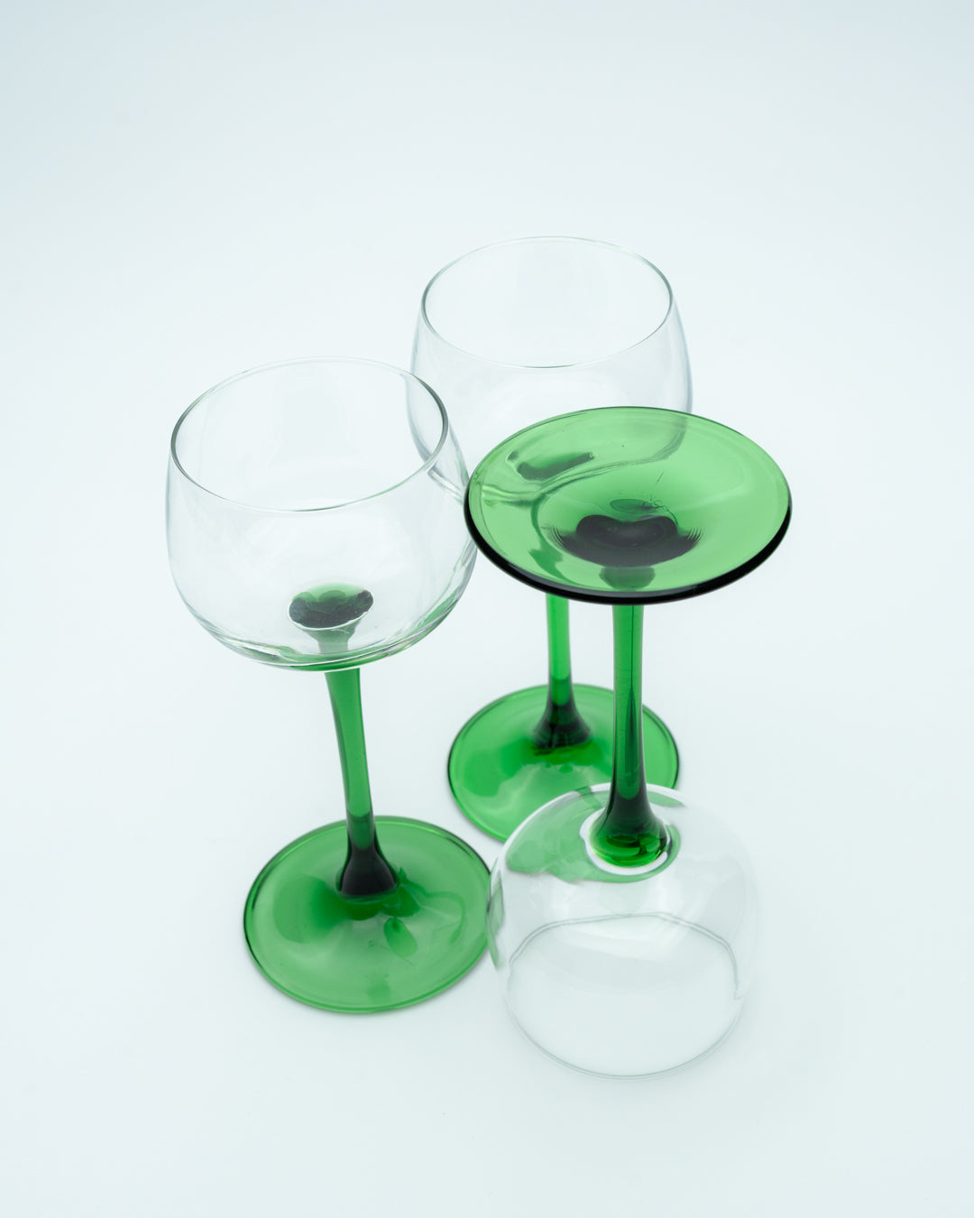 Emerald Wine Glasses (3)