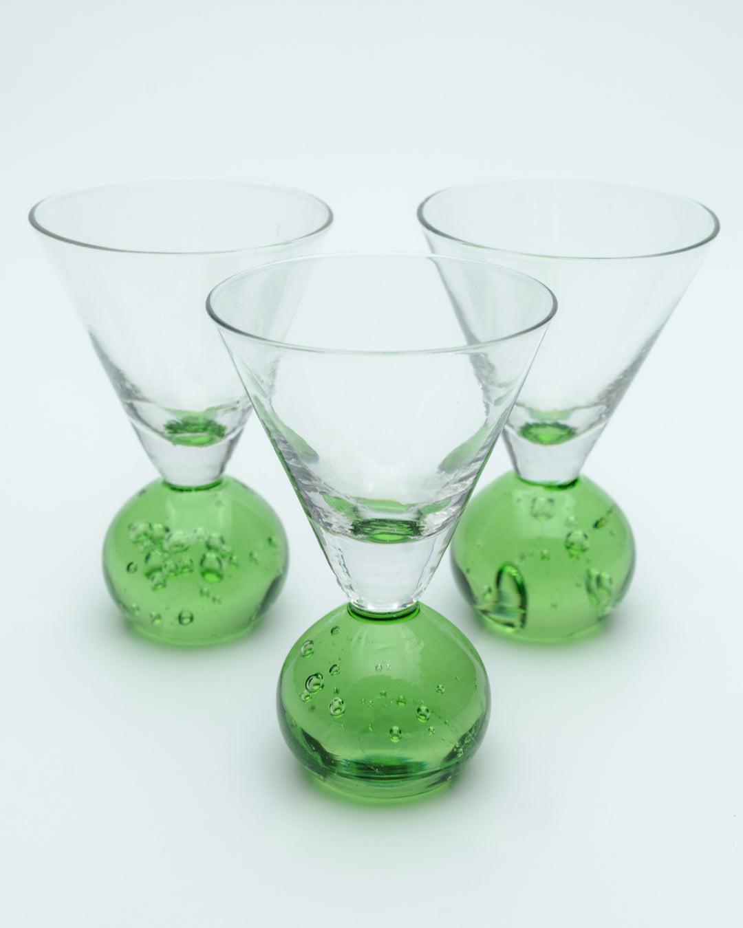 Green Ball Base Glasses (3)