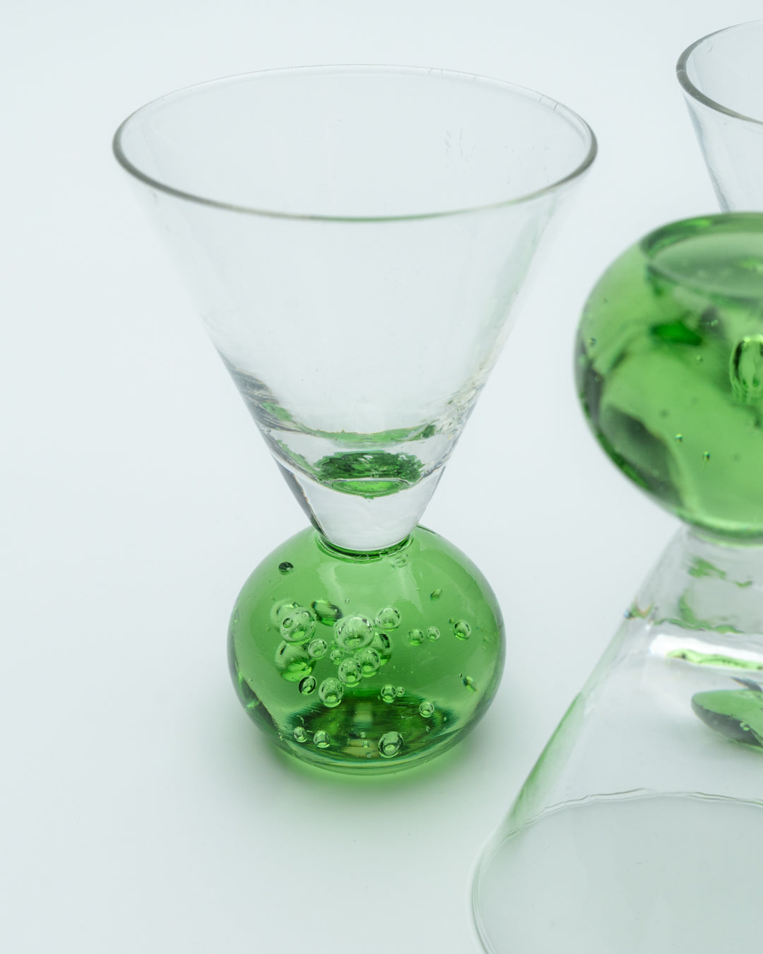 Green Ball Base Glasses (3)