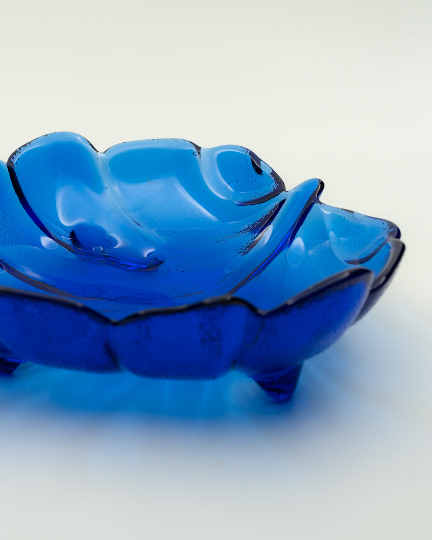 Small Cobalt Leaf Bowl