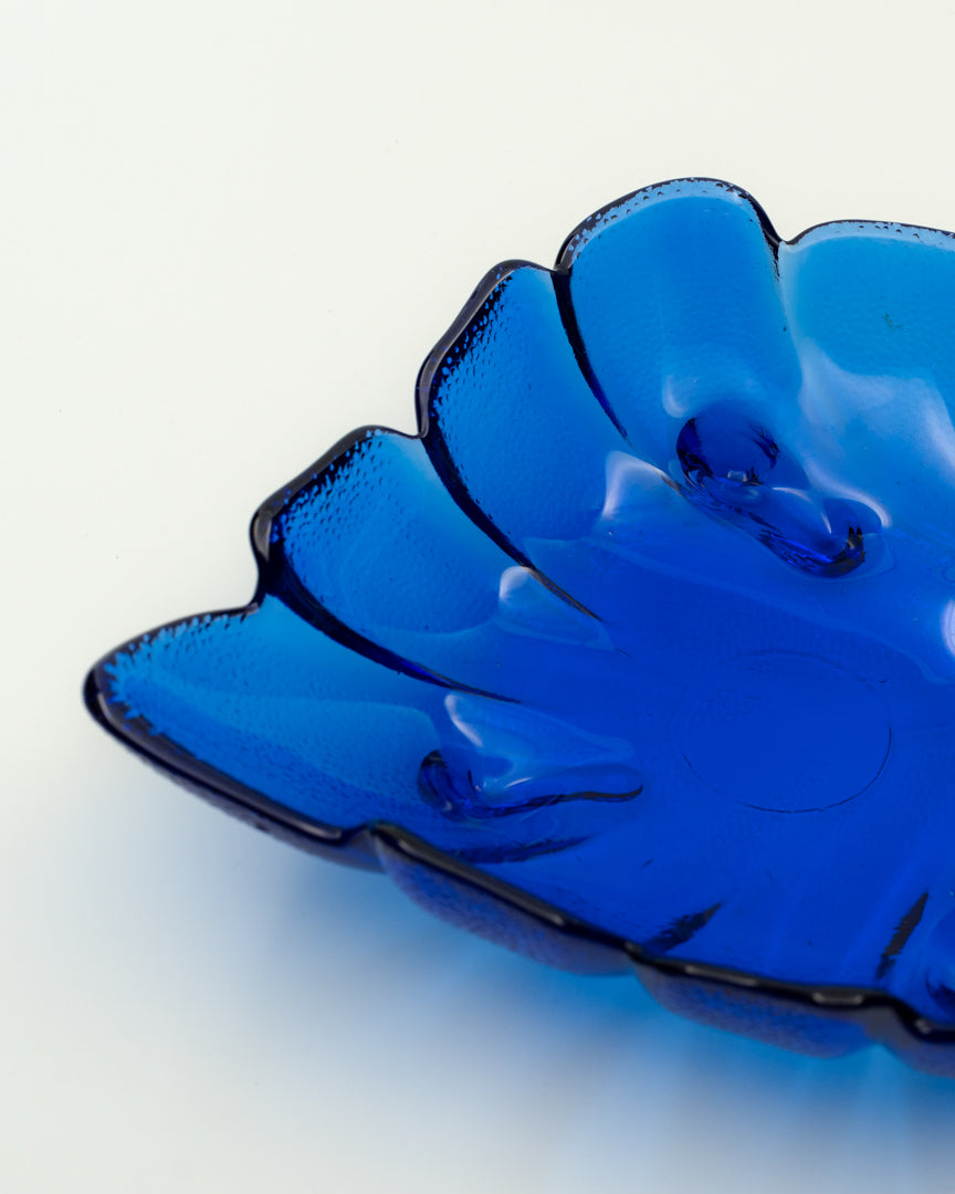 Small Cobalt Leaf Bowl