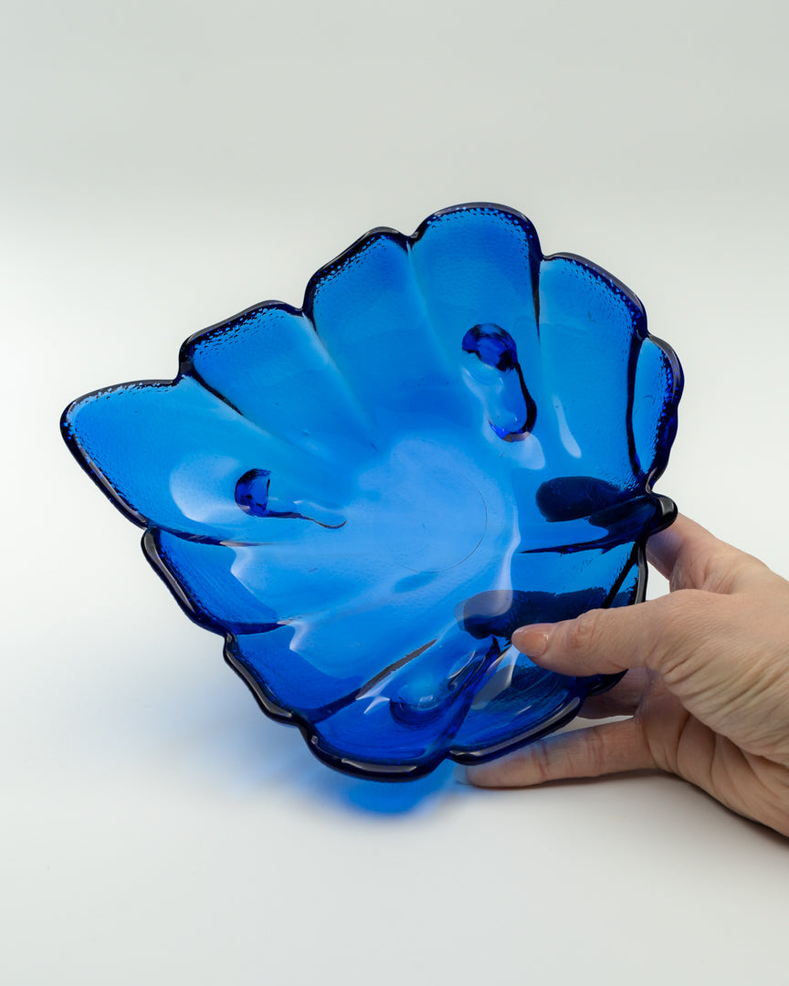 Small Cobalt Leaf Bowl