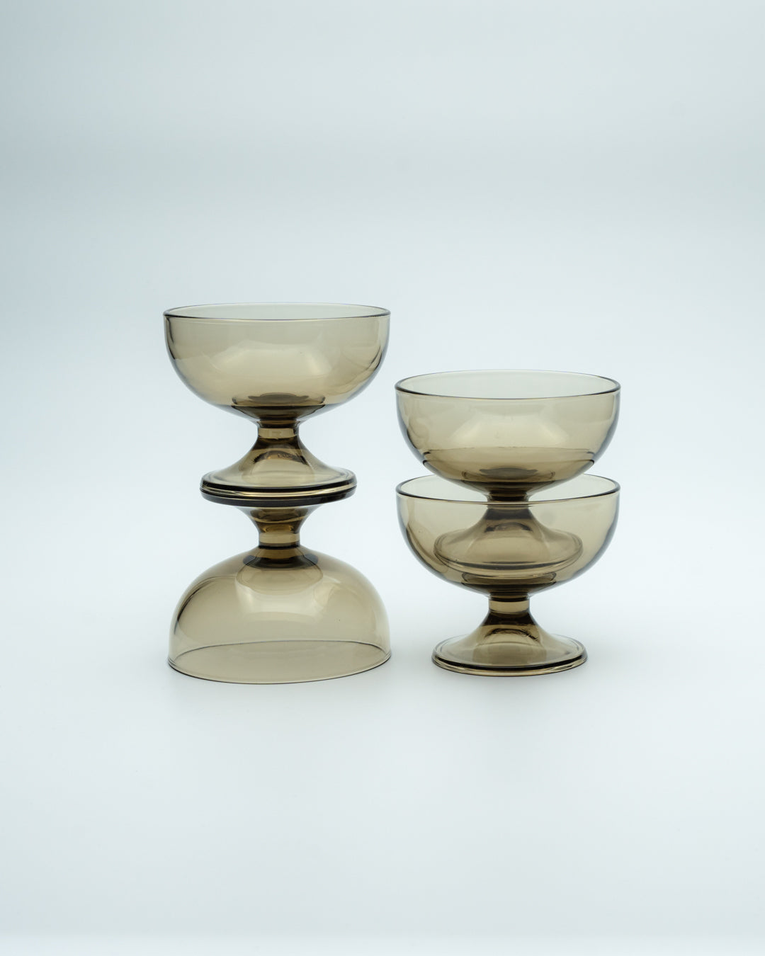 Smoked Glass Coupes (4)