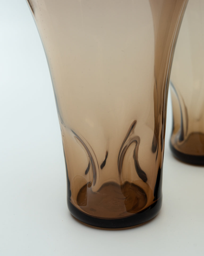 Smoky Brown Water Glasses (6)